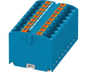 PHOE 3273310 - Bloc de distribution PTFIX, 18X2,5, bleu