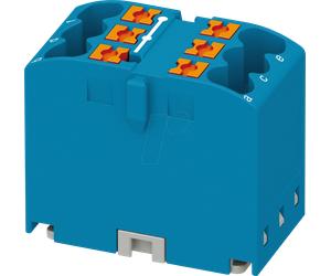 PHOE 3273396 - Bloc distributeur PTFIX, 6x2,5, bleu