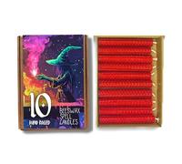 Phoenix Candle Company Lot de 10 bougies en cire d'abeille de 10 cm (14 rouges), 10CANDLES