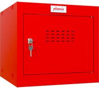 phoenix CL0344RRK phoenix Casier à cube CL0344, serrure à clé, rouge