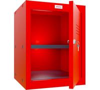 phoenix CL0544RRK phoenix Casier à cube CL0544, serrure à clé, rouge