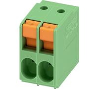 Phoenix Contact 1017503 Borne pour carte de circuits imprimés Nombre de pôles 2 vert 50 pc(s)