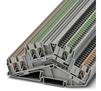Phoenix Contact 1032733 Bloc de jonction à 2 étages Push-In gris 50 pc(s)