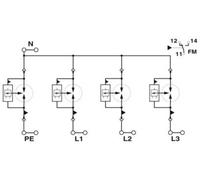 Phoenix Contact 2908264 FLT-SEC-P-T1-3S-440/35-FM Dispositif antisurtension 1 pc(s)
