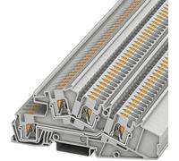 Phoenix Contact 3214052 Bloc de jonction traversant à 3 étages 6.2 mm ressort de traction gris 50 pc(s)