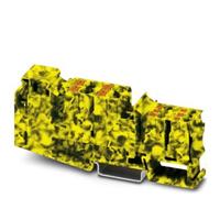 Phoenix Contact 3214082 Borne collectrice de potentiel raccord à vis noir, jaune 20 pc(s)