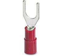 Phoenix Contact 3240032 Cosse à fourche 0.50 mm² 1.50 mm² Ø du trou=3.2 mm partiellement isolé rouge 100 pc(s)