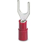 Phoenix Contact 3240033 Cosse à fourche 0.50 mm² 1.50 mm² Ø du trou=3.7 mm partiellement isolé rouge 100 pc(s)