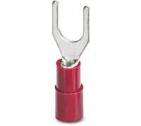 Phoenix Contact 3240034 Cosse à fourche 0.50 mm² 1.50 mm² Ø du trou=4.3 mm partiellement isolé rouge 100 pc(s)