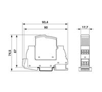 Phoenix Contact Phoenix Contact Parafoudre type 3 PLT-SEC-T3-230-FM-UT Quantité:1