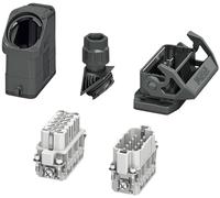 Phoenix Contact HC-EVO-A10UT-BWS-HH-M20-PLRBK Set de capot, boîtier, raccord à vis, insert pour contacts mâles et femelles de