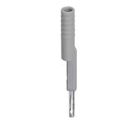 Adaptateur de test Phoenix Contact PAI 4-N GY, de couleur grise, en cuivre (Cu), compatible avec les bornes de 5,2 mm, 6,2 mm et 8,2 mm