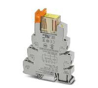 Phoenix Contact PLC-RSC- 24DC/2X21/FG Module relais Tension nominale: 24 V/DC Courant de commutation (max.): 6 A 2 inverseurs