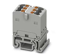 PHOENIX CONTACT PTFIX 6X1,5-NS15A GY Bloc de distribution interne ponté 500V 17,5A Nombre de connecteurs 6 Section 0.14mm²-2.5mm² AWG 26-14 Largeur 12.5mm Gris Type de montage NS 15 Lot de 20