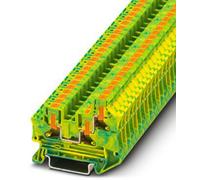 Phoenix Contact PTV 4-TWIN-PE 1088733 vert-jaune 50 pc(s)