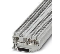 PHOENIX CONTACT ST 2,5-TWIN Borne de passage, section nominale de 2,5 mm², 3 raccordements, gris