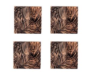 PHOENIX Dessous de verre en manguier TABLE PASSION - Les 4 SC