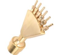 Phoenix Fountain Nozzle G2 DN50 Fountain Sprinkler Head Copper V Shape Water Fountain Accessory for Pond Park (Buse de fontaine G2 DN50 Tête d'arrosage de fontaine en cuivre pour étang et parc)