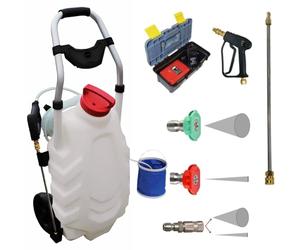Phoenix - L' Authentique Pulvérisateur Électrique Pro Sprayer III 30L Option Rinçage - Pulvérisateur Électrique Toiture Longue Portée à Batterie Rechargeable, Tuyau 8m - 2 Batteries MODELE Original