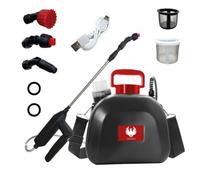 Phoenix - Pulvérisateur Electrique Easy Sprayer 5L - Pulverisateur de Jardin à Batterie Rechargeable avec 3h d’Autonomie, Pulverisateur avec Triple Buses (Cône, Éventail, Jet Douche), Léger, Robuste,