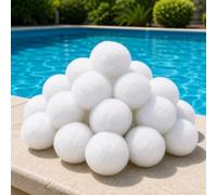 PHONILLICO Balles Filtrantes Piscine 1000g Remplace Jusqu’à 40kg de Sable Compatible Filtre à Sable Intex Bestway - Haute Filtration