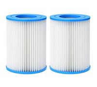 PHONILLICO Cartouche Filtre Piscine Type 2/Type II [Lot 2] Compatible Best-Way 58094 Flowclear Pompes 530-800 GPH 13,6 x 10,6 cm