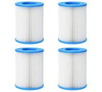 PHONILLICO Cartouche Filtre Piscine Type 2/Type II [Lot 4] Compatible Best-Way 58094 Flowclear Pompes 530-800 GPH 13,6 x 10,6 cm