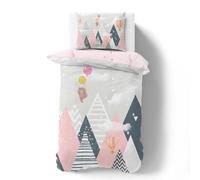 phonxia Parure de lit 90x190 Enfant Garçons et Filles Housse de Couette 1 Personne ModèLe Enfants RêVe ModèLe Enfants Ensemble de lit et Taie d’Oreiller