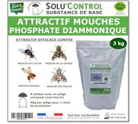 Phosphate Diammonique, appât naturel contre les mouches des fruits, SOLU'CONTROL - Sac de 3 kg