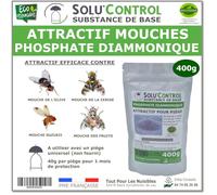 Phosphate Diammonique, appât naturel contre les mouches des fruits, SOLU'CONTROL - Sac de 400 g