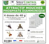 Phosphate Diammonique, appât naturel contre les mouches des fruits, SOLU'CONTROL - Sachets de 160 g