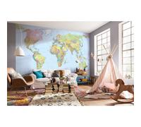 Photo Murale - 368 X 248 Cm - Panoramique Intissé - World Map