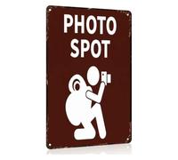 Photography Marker Photo Spot Metal Sign 12x8 Inch