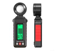 Photomètre portable Mesure de la luminosité Bureau Garage | Rétroéclairage LCD, échantillonnage de 0,5 s, capteur précis, idéal pour les environnements sombres
