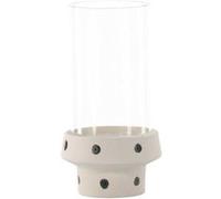 Venture home Photophore Davida - 15x29 cm - Noir et blanc