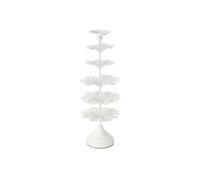 Photophore Design en Métal Arbre 62cm Blanc