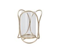 Photophore Design en Verre Glox 21cm Or Foncé