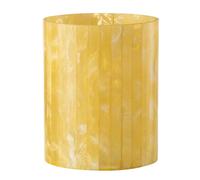 Photophore Design Lignes Champêtre 20cm Jaune