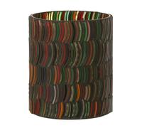 Photophore Design Mosaic Courbe 12cm Multicolore