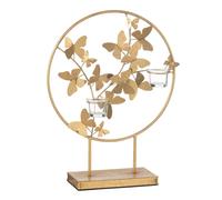 Photophore Design Papillon en Métal Fly 46cm Or