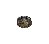 Photophore dorée - Met - D 11 x H 8,5 cm - Fer