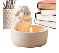 Photophore en forme de mouton pour centre de table