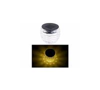 : Photophore en verre à LED à alimentation solaire, Ø 8 cm Liora