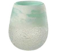 Photophore en Verre Design Scavo 16cm Aqua G