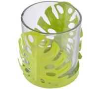 Photophore en Verre "Jardin d'Hiver" 8cm Vert Clair Vert G