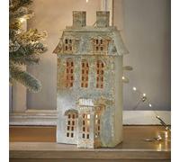 Photophore Havnsen gris vieilli H/L/P env. 38/17/14 cm