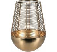 Photophore - lanterne a bougie Home styling collection Lanterne à bougie dorée, métal