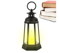Photophore Lanterne Chaude Lanterne Éclairage Décoration Maison Ornement | Lampe LED sans flamme rétro rustique sans flamme pour décoration d'intérieur, salon, chambre à coucher, cuisine, bureau
