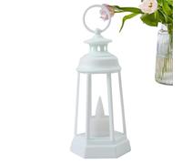 Photophore Lanterne Chaude Lanterne Éclairage Décoration Maison Ornement | Lampe LED sans flamme rétro rustique sans flamme pour décoration d'intérieur, salon, chambre à coucher, cuisine, bureau