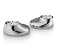 Photophore MELLOW, set de 2 pc, argent, acier inoxidable, Eva Solo